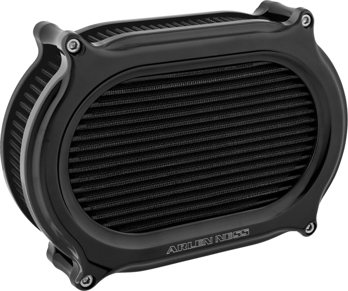 AIR CLEANER STAGE II OVAL ALL BLACK