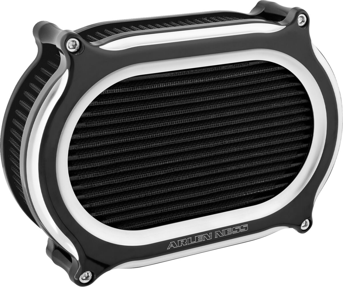 AIR CLEANER STAGE II OVAL BLACK