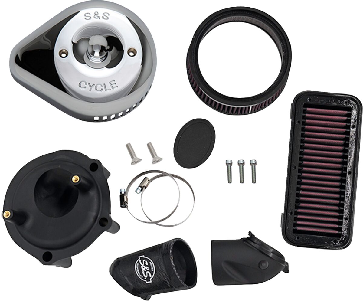 Stealth Air Cleaner Kit with Cover - Chrome - Indian