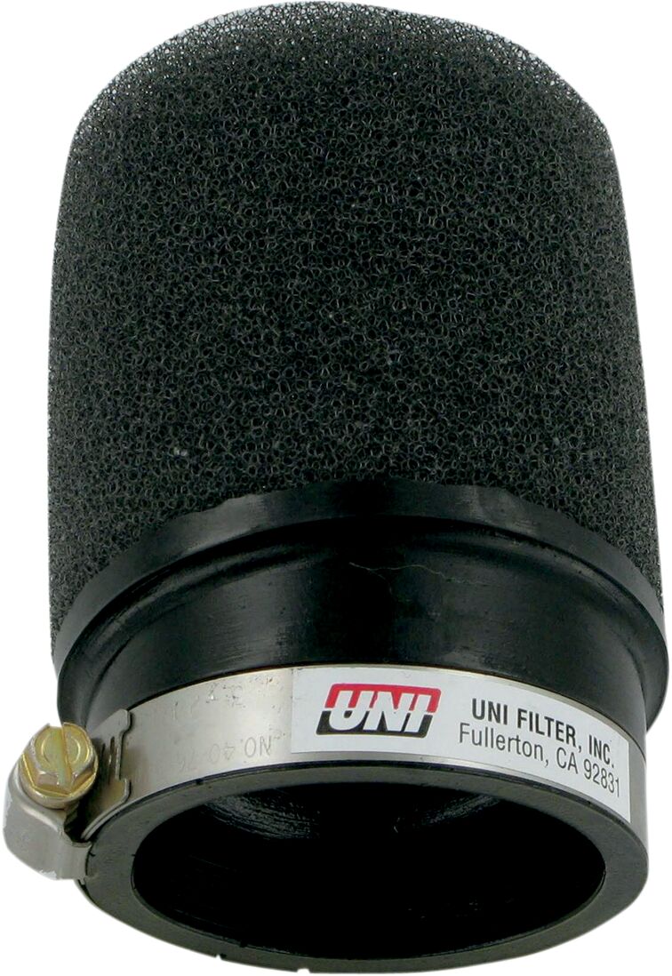 Klambriga kinnitatav mootorsaani pod-filter, 15° nurk, must