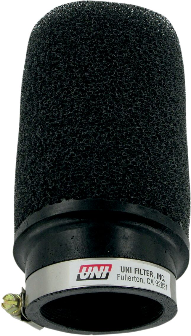 Klambriga kinnitatav mootorsaani pod-filter, 15° nurk, must