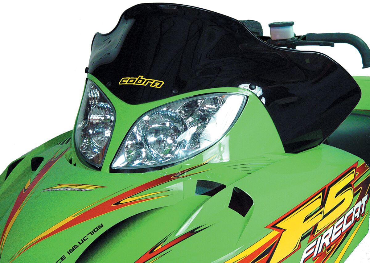 WINDSHIELD COBRA™ 14.25" POLYCARBONATE CUSTOM REPLACEMENT BLACK