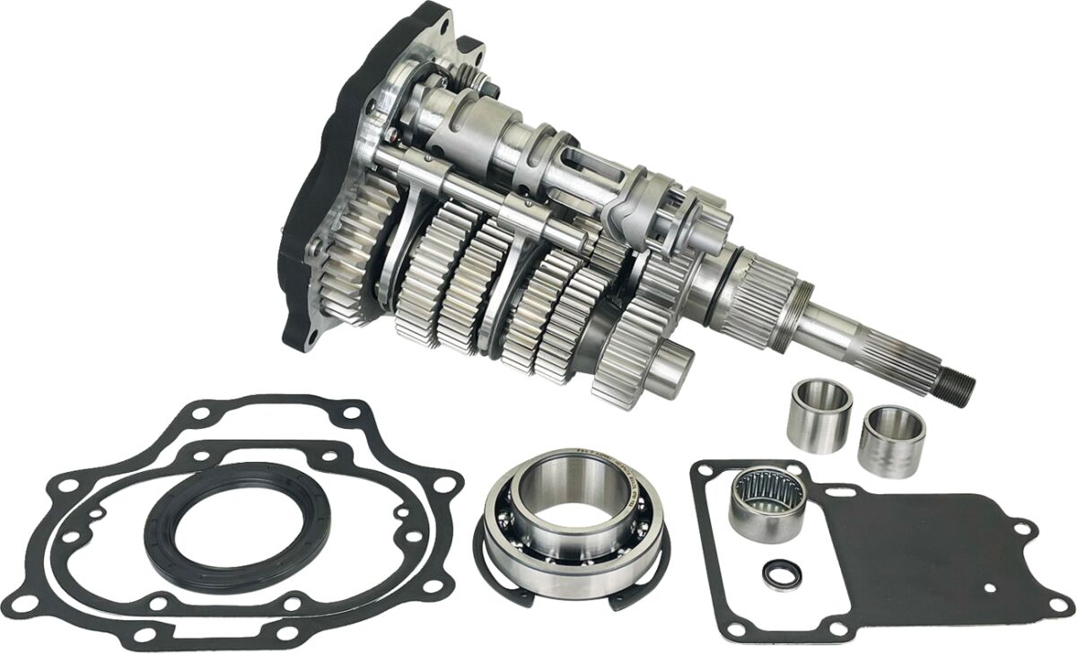 Super Gear komplekt Fat 6, 2007-2017 Twin Cam, must