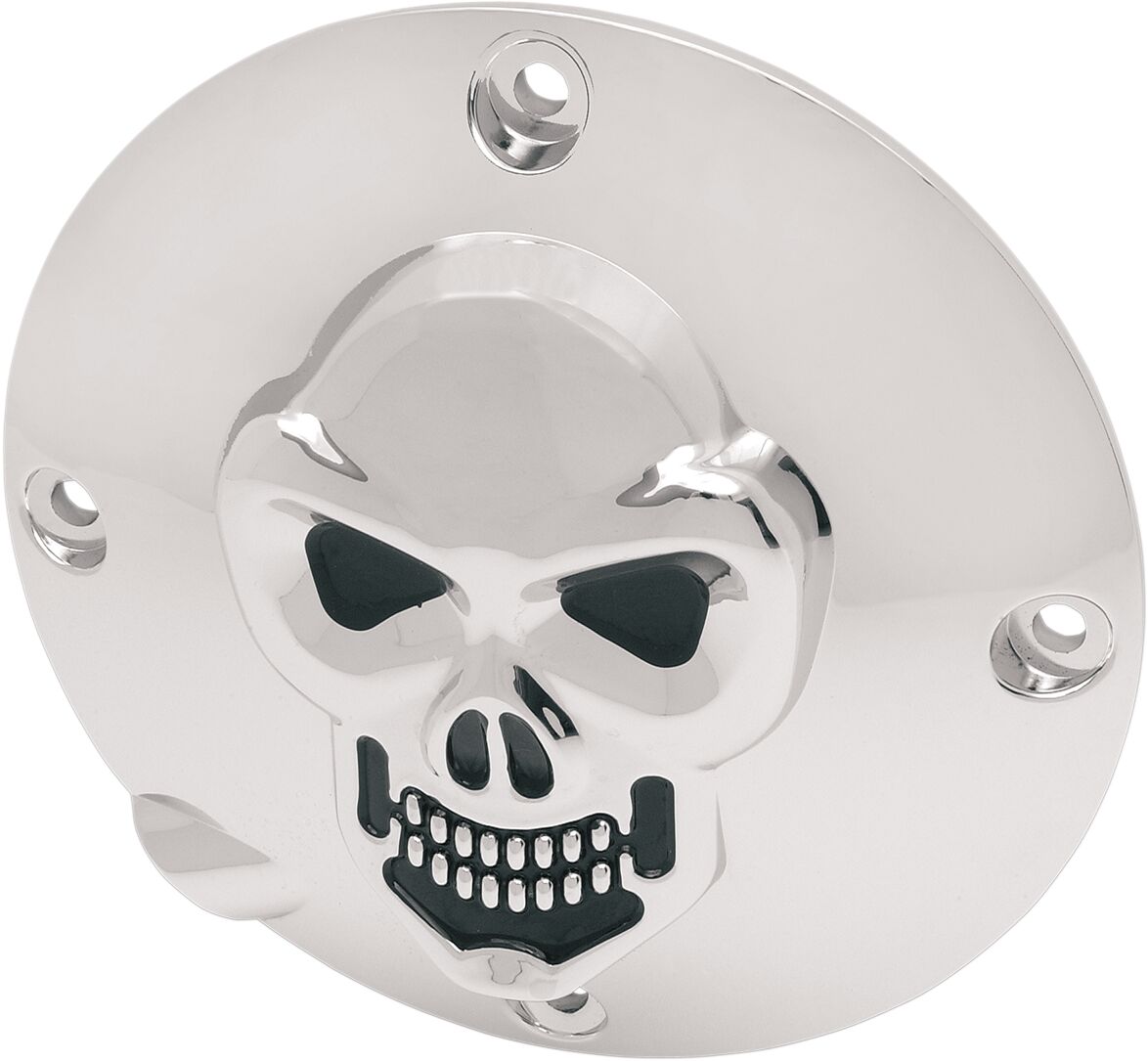 DERBY COVER SKULL CHROME