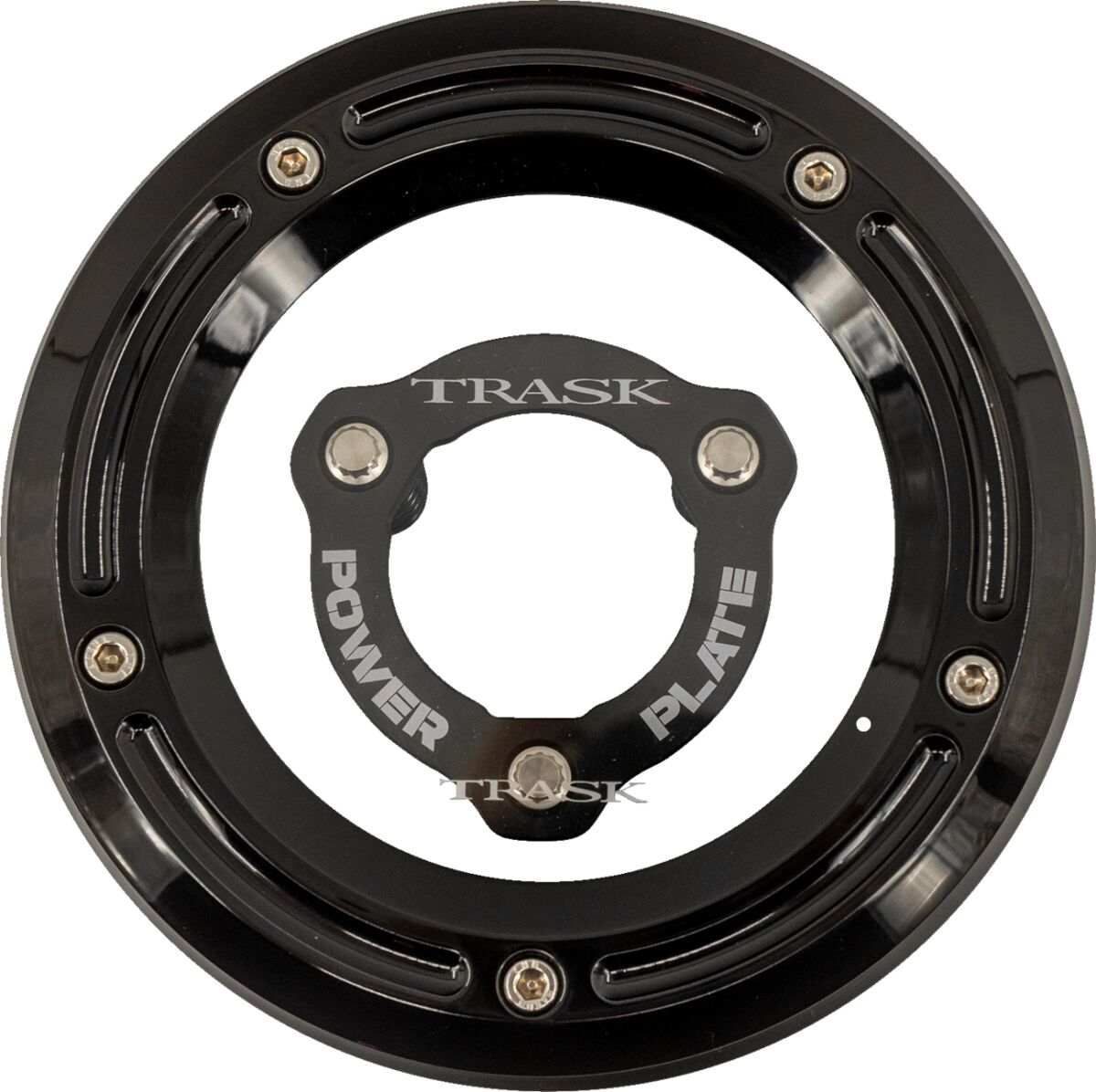 DERBY COVER AND POWER PLATE KIT M8 FL BLK/BLK
