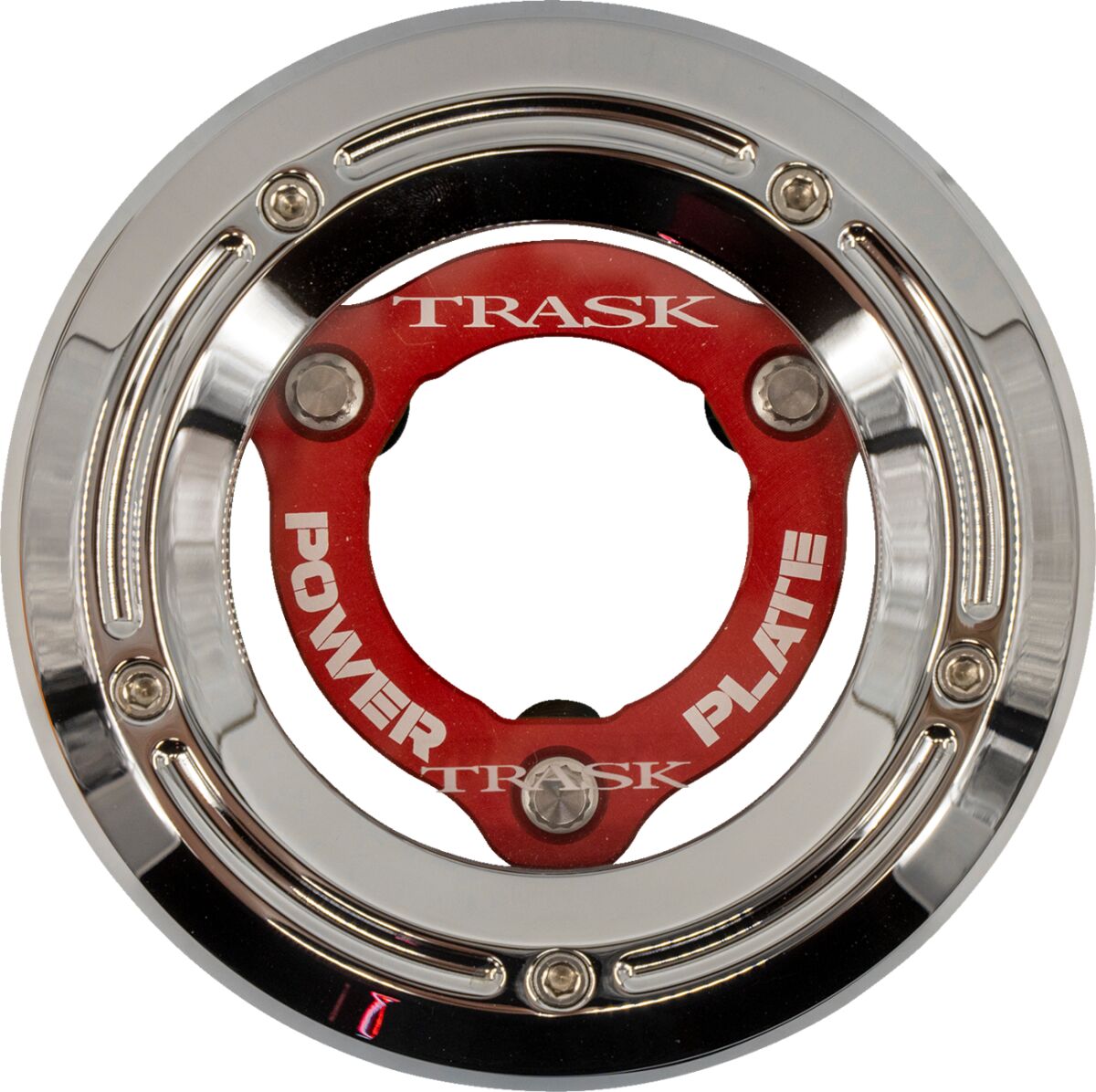 DERBY COVER AND POWER PLATE KIT M8 SFTL CHRM/RED