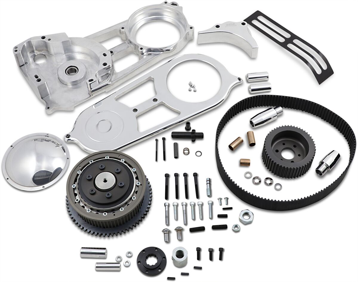 BELT DRIVE KITS POLISHED 2''