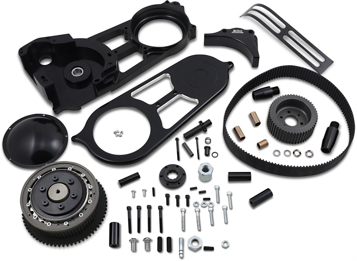 BELT DRIVE KITS BLACK 2''