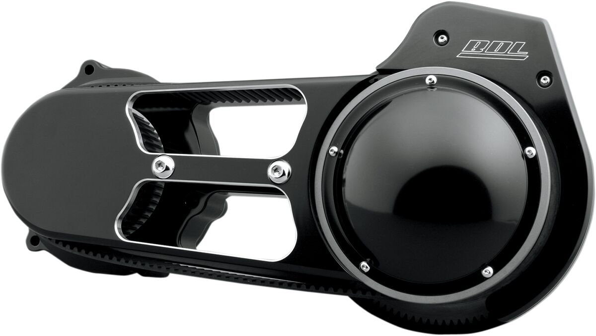 OPEN BELT DRIVE KIT BLACK ANODIZED 2-3/4''