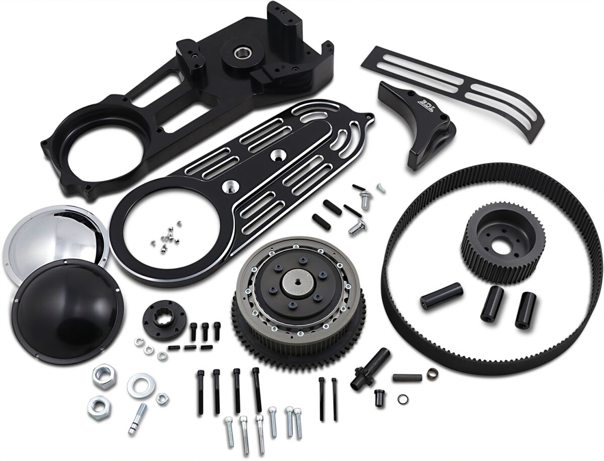 2” BELT DRIVE KITS WITH CHANGEABLE DOMES BLACK