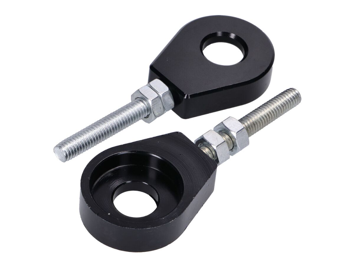 Ketipinguti, alumiinium, 12MM, must