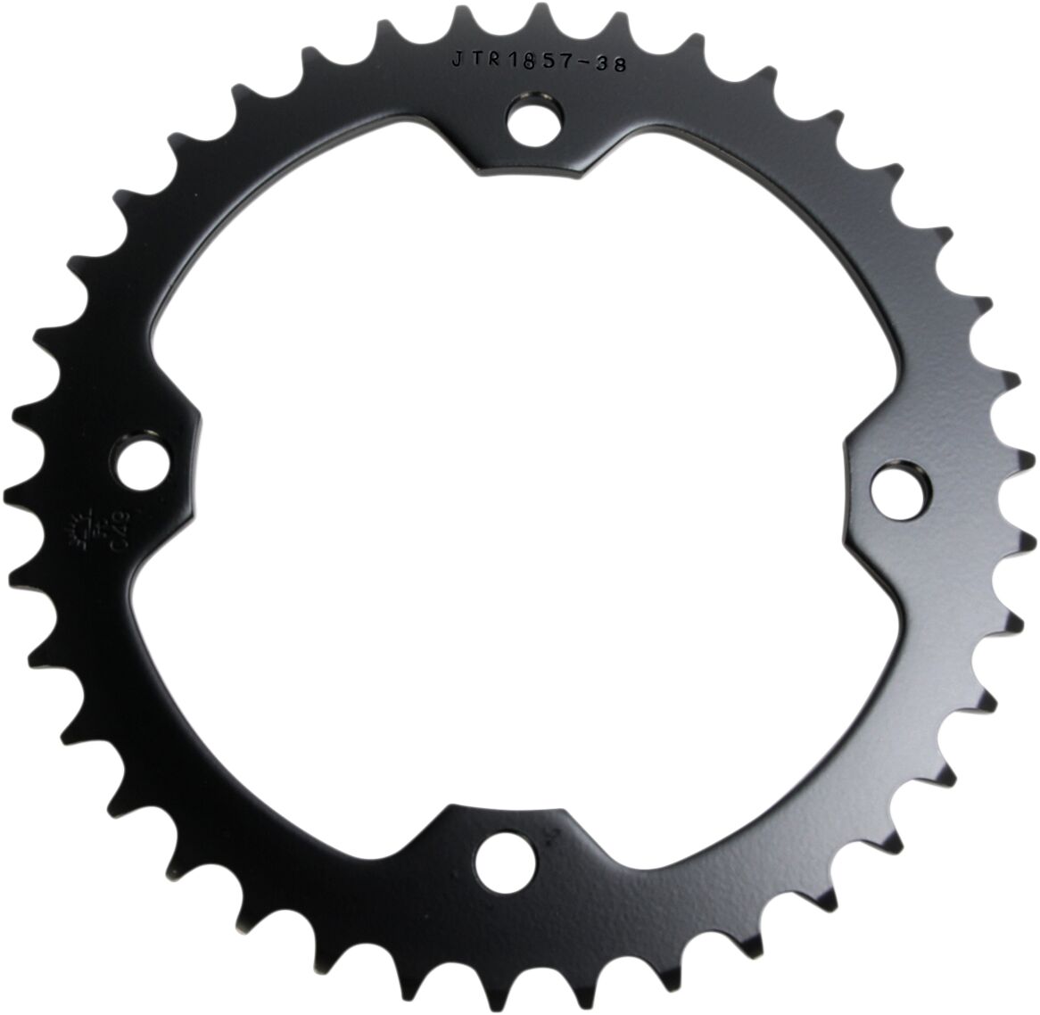 JTR1857.38 REAR REPLACEMENT SPROCKET 38 TEETH 520 PITCH NATURAL C49 HIGH CARBON STEEL