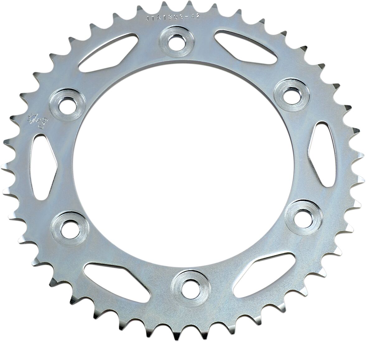 JTR1308.42 REAR REPLACEMENT SPROCKET 42 TEETH 520 PITCH NATURAL STEEL