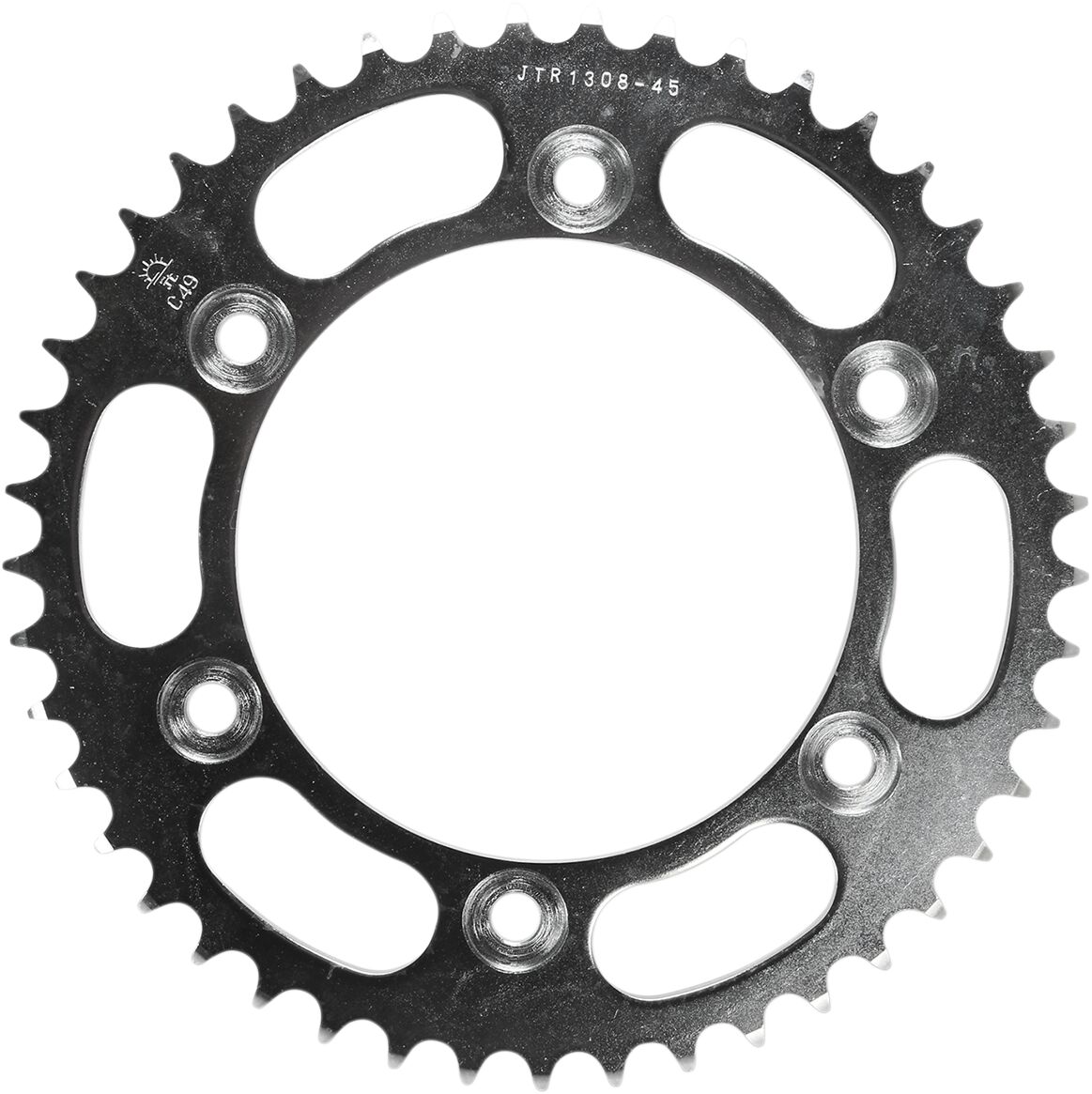 JTR1308.45 REAR REPLACEMENT SPROCKET 45 TEETH 520 PITCH NATURAL STEEL