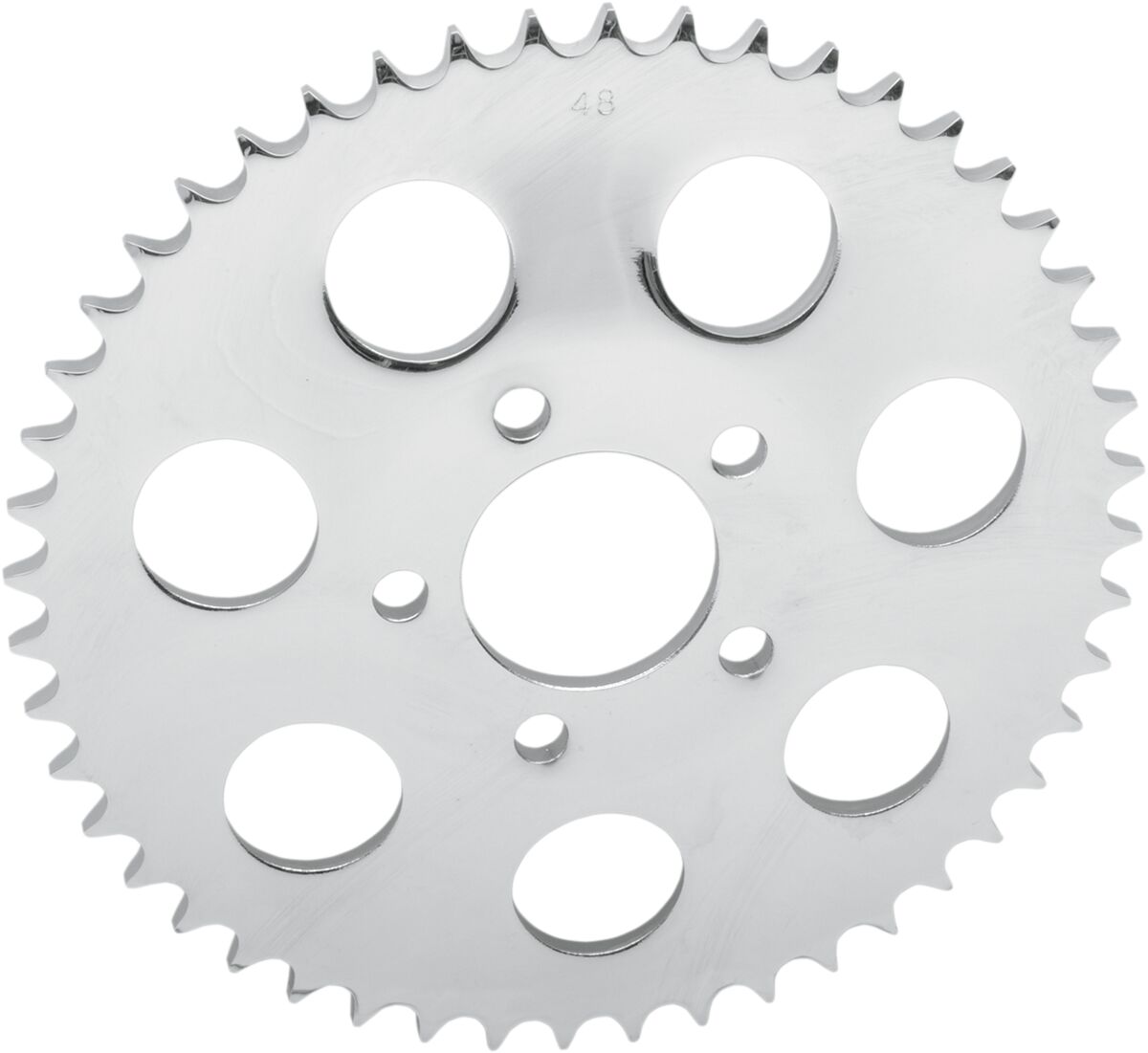 REAR CHAIN SPROCKET 530 DISHED 51T STEEL/CHROME