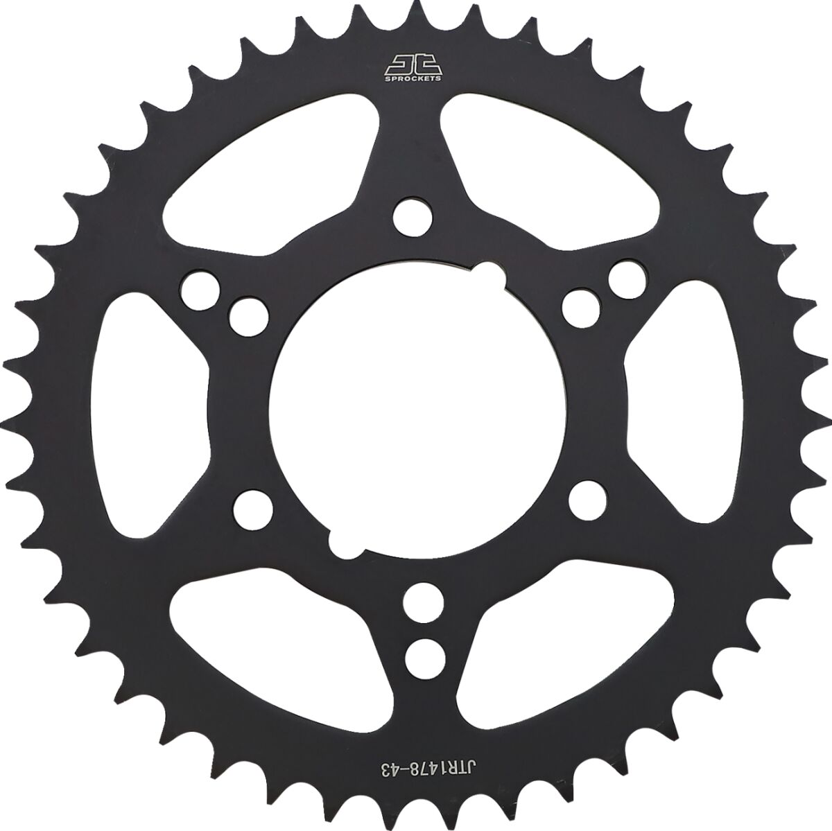 JTR1478.43 REAR REPLACEMENT SPROCKET 43 TEETH 520 PITCH NATURAL STEEL