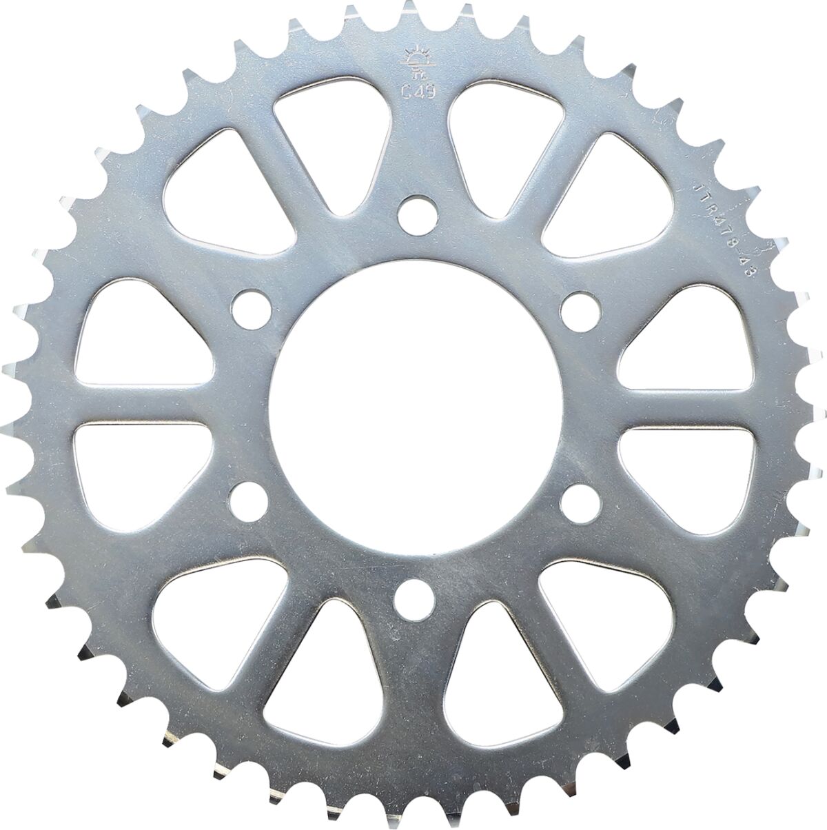 JTR478.43 REAR REPLACEMENT SPROCKET 43 TEETH 520 PITCH NATURAL STEEL