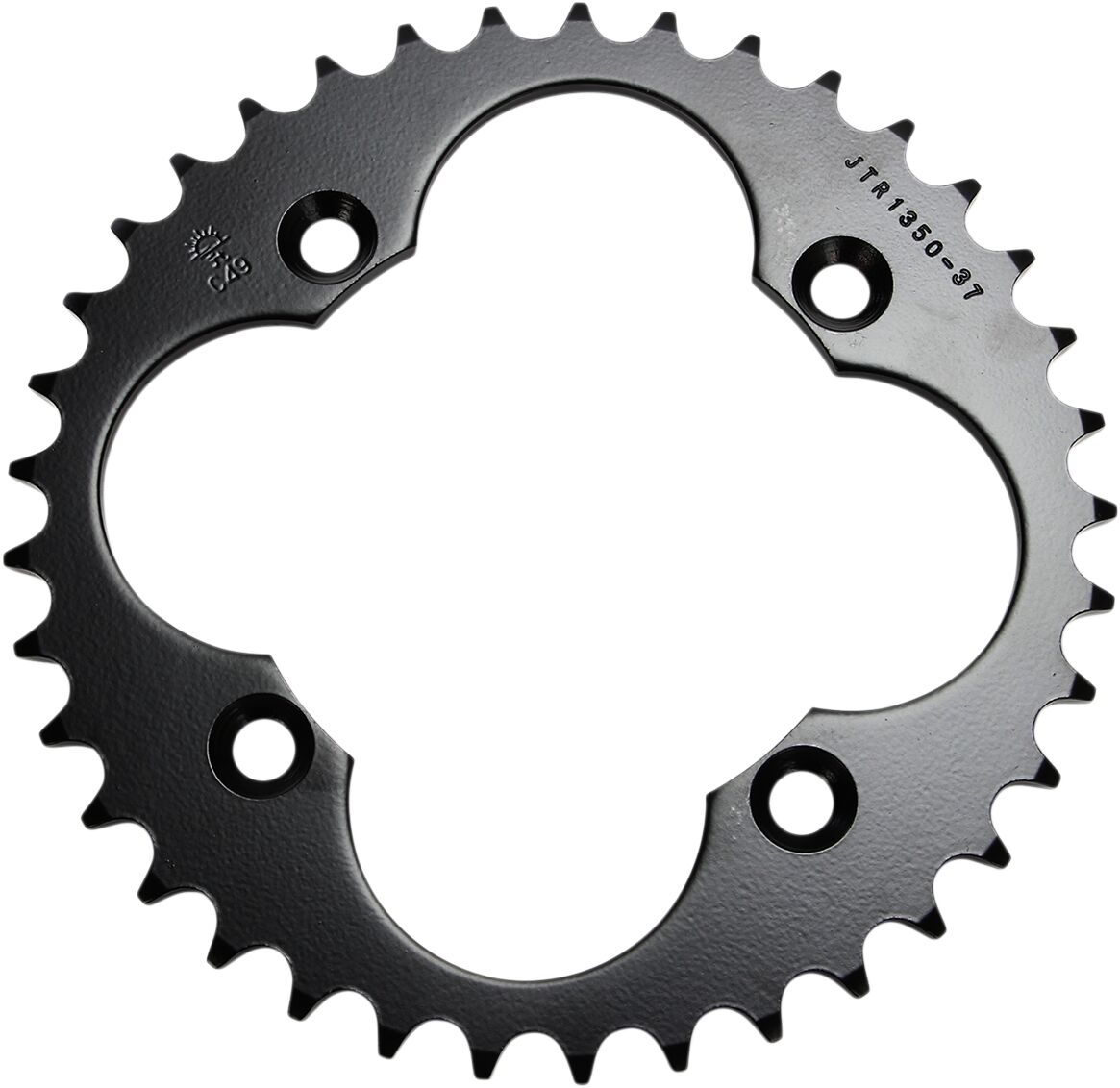 JTR1350.37 REAR REPLACEMENT SPROCKET 37 TEETH 520 PITCH NATURAL C49 HIGH CARBON STEEL