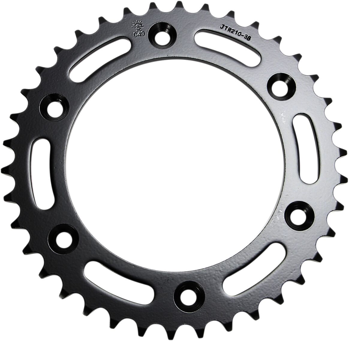 JTR210.38 REAR REPLACEMENT SPROCKET 38 TEETH 520 PITCH NATURAL C49 HIGH CARBON STEEL