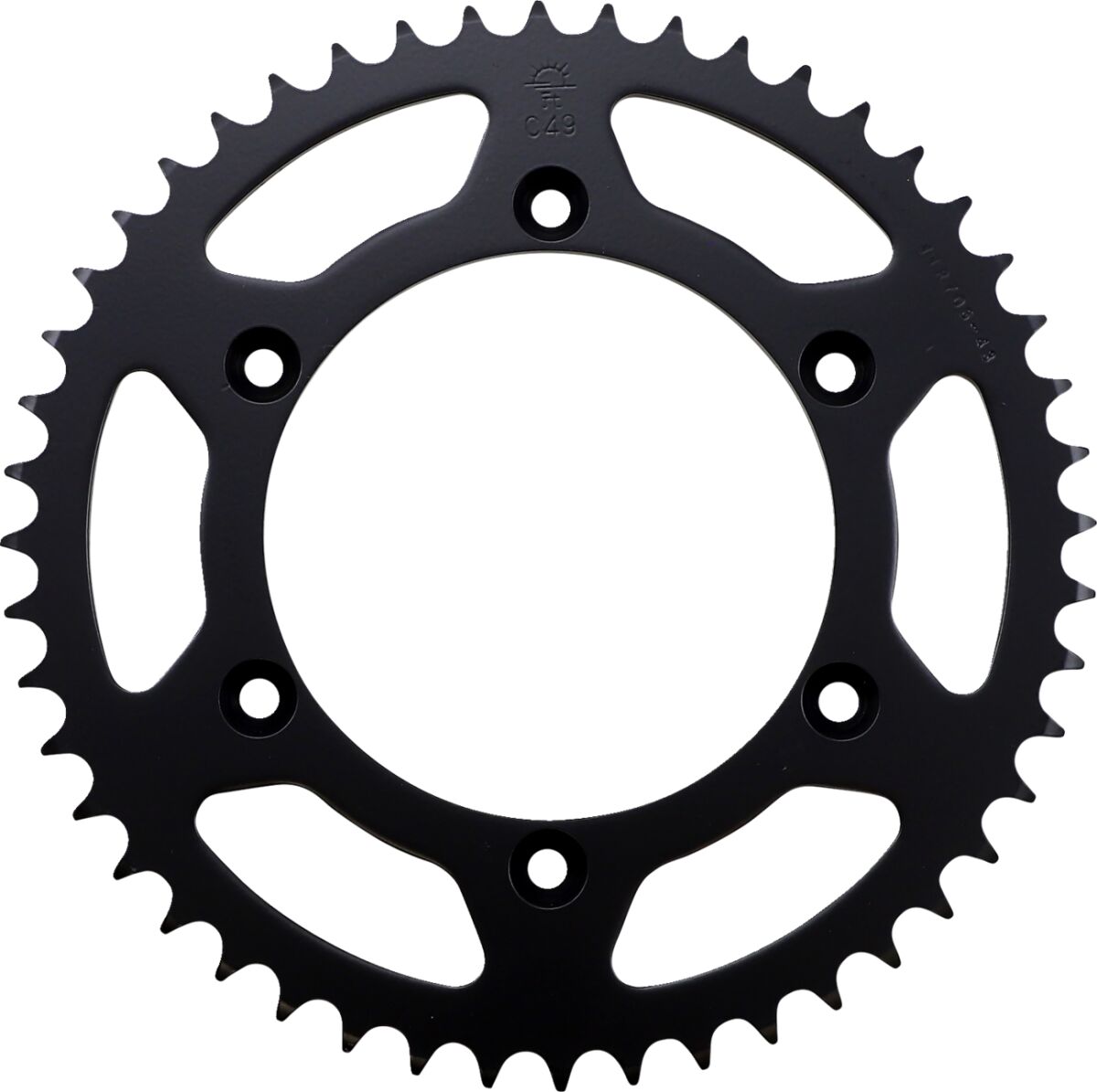 JTR706.48 REAR REPLACEMENT SPROCKET 48 TEETH 520 PITCH NATURAL C49 HIGH CARBON STEEL