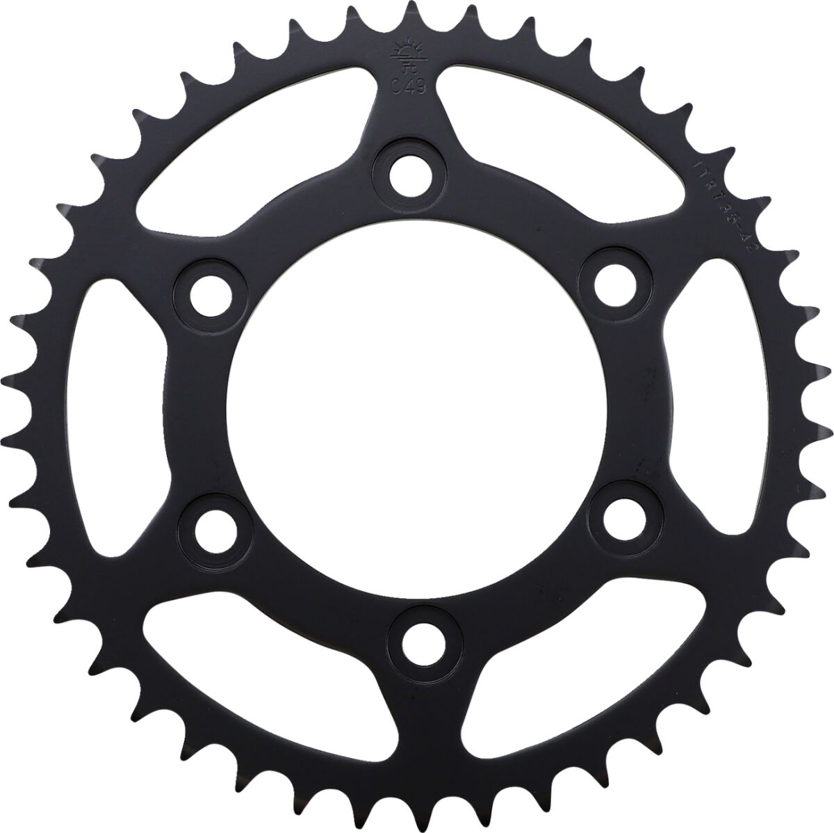 JTR735.42 REAR REPLACEMENT SPROCKET 42 TEETH 520 PITCH NATURAL CARBON STEEL