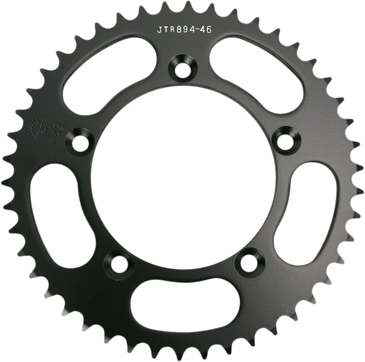 JTR894.46 REAR REPLACEMENT SPROCKET 46 TEETH 420 PITCH NATURAL C49 HIGH CARBON STEEL