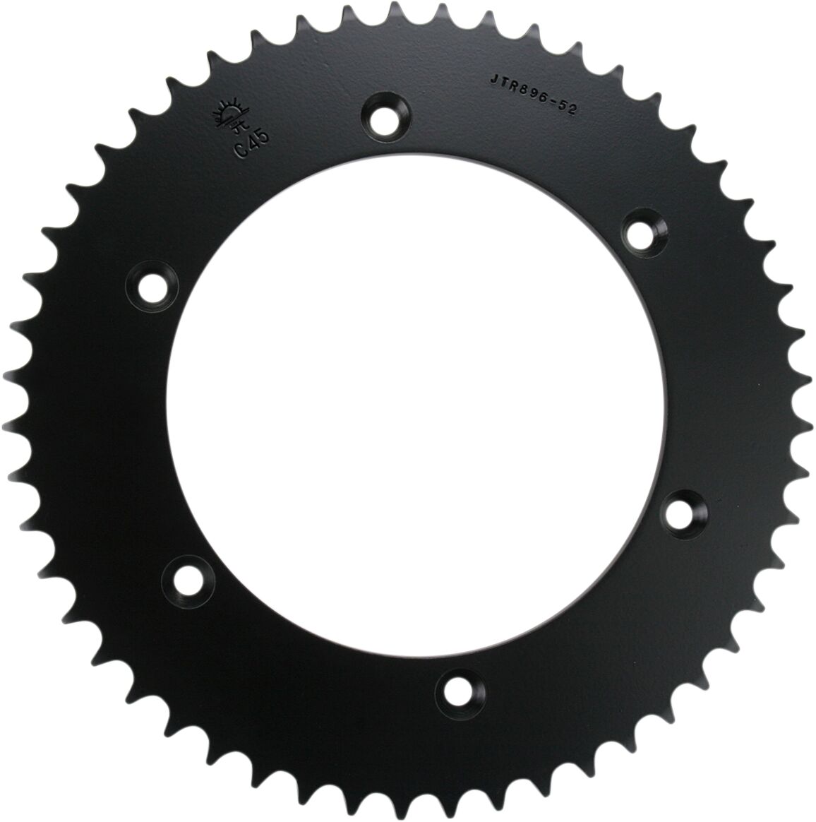 JTR896.52 REAR REPLACEMENT SPROCKET 52 TEETH 520 PITCH NATURAL C49 HIGH CARBON STEEL