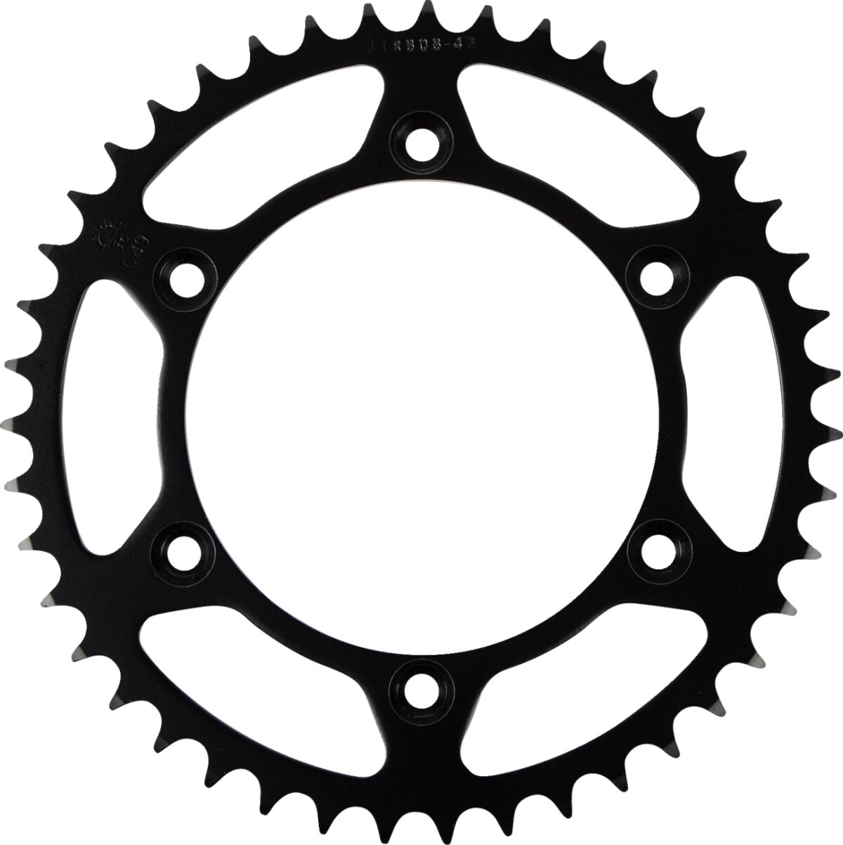 JTR808.43 REAR REPLACEMENT SPROCKET 43 TEETH 520 PITCH NATURAL C49 HIGH CARBON STEEL