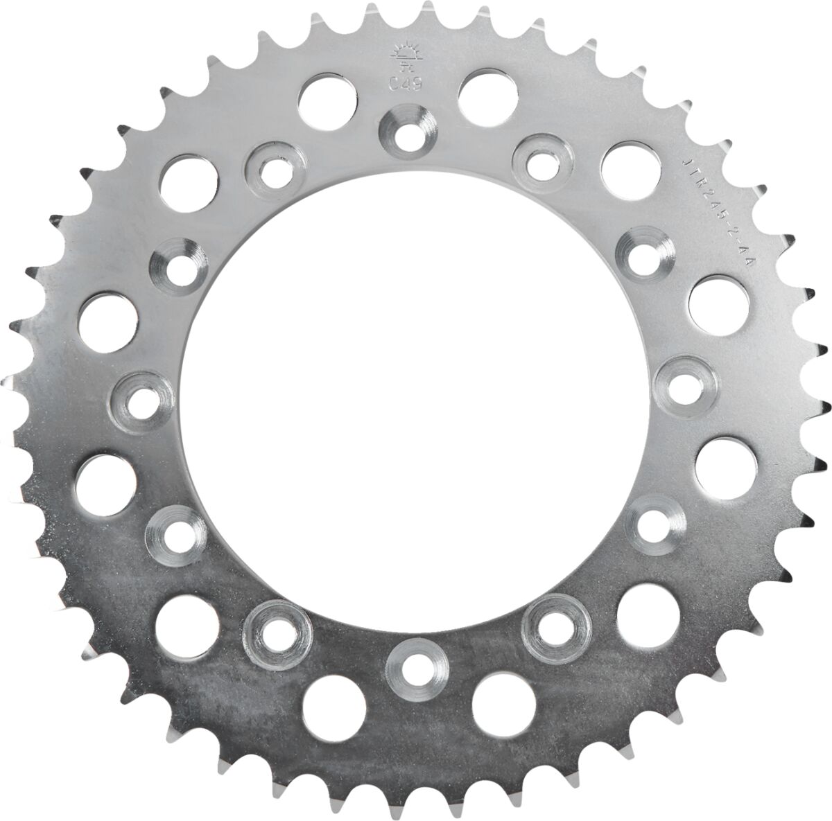 JTR245/2.44 REAR REPLACEMENT SPROCKET 44 TEETH 520 PITCH NATURAL C49 HIGH CARBON STEEL