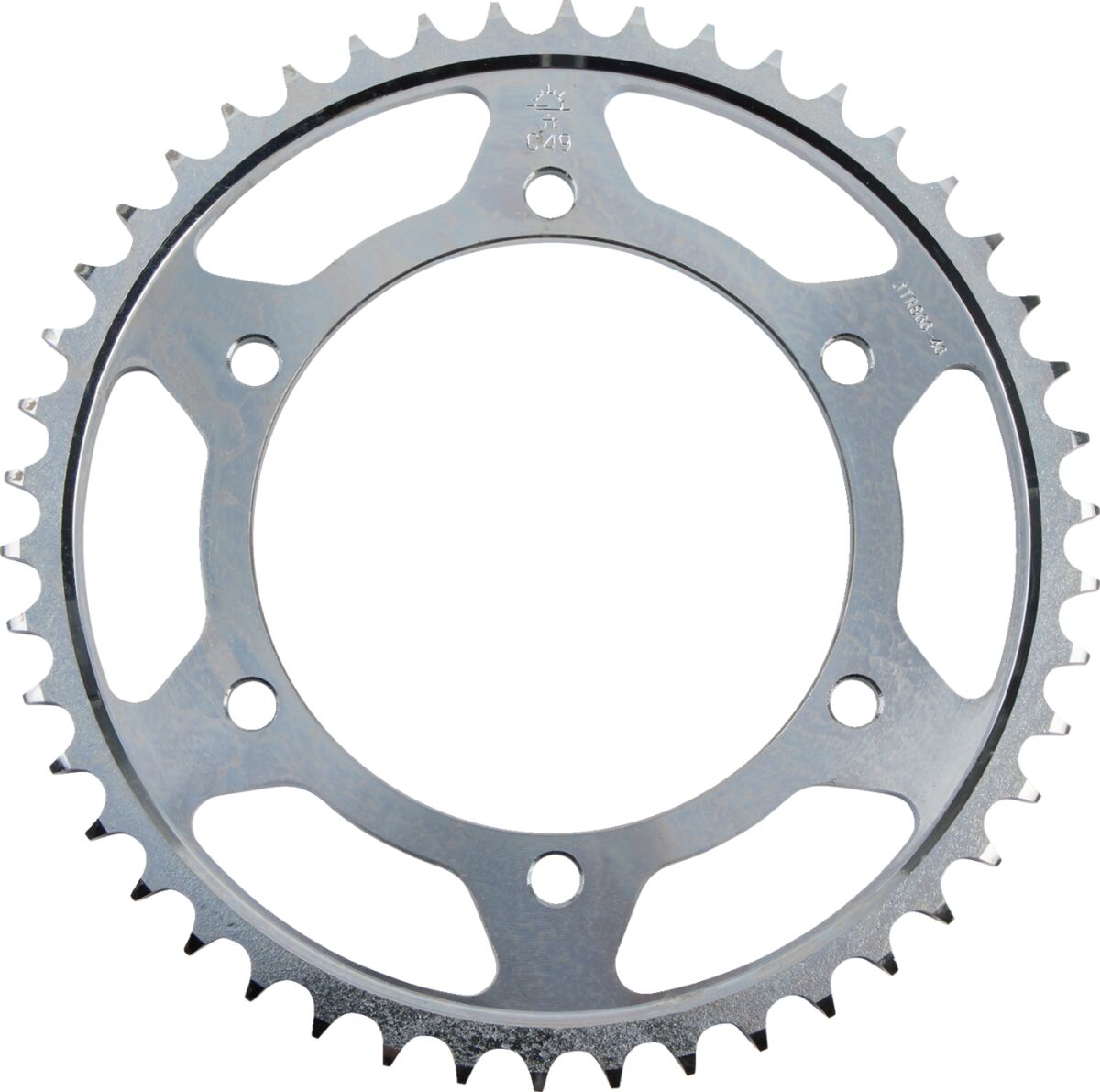 JTR866.46 REAR REPLACEMENT SPROCKET 46 TEETH 532 PITCH NATURAL C49 HIGH CARBON STEEL