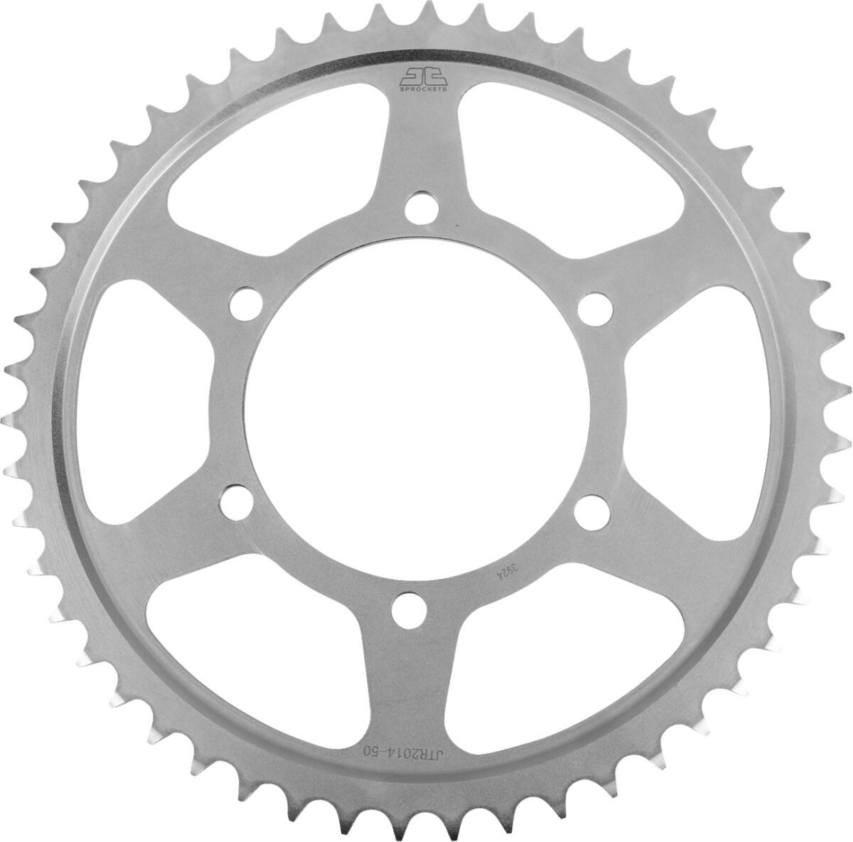 JTR2014.50 REAR REPLACEMENT SPROCKET 50 TEETH 525 PITCH NATURAL C49 HIGH CARBON STEEL