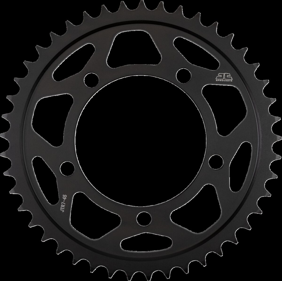JTR7.45 REAR REPLACEMENT SPROCKET 45 TEETH 525 PITCH NATURAL C49 HIGH CARBON STEEL