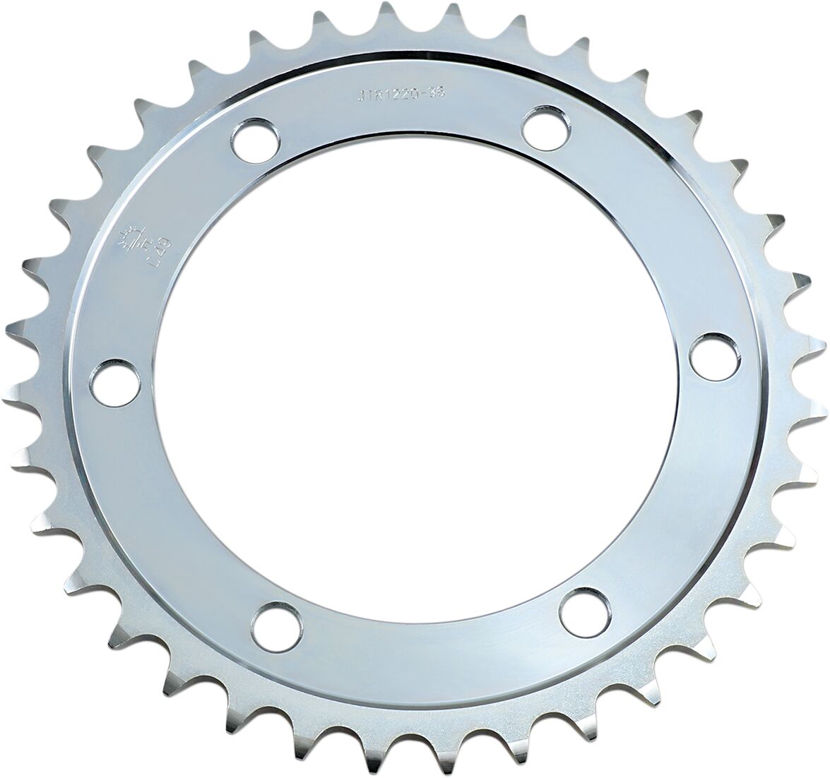 JTR1220.36 REAR REPLACEMENT SPROCKET 36 TEETH 520 PITCH NATURAL C49 HIGH CARBON STEEL