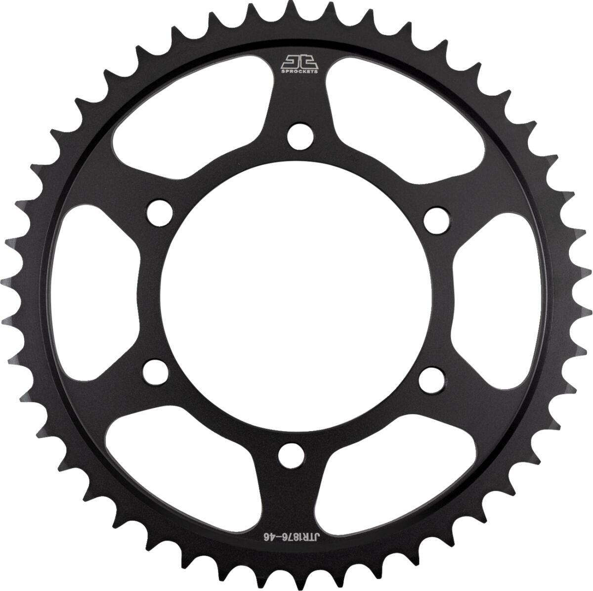 JTR1876.46 REAR REPLACEMENT SPROCKET 46 TEETH 525 PITCH NATURAL C49 HIGH CARBON STEEL
