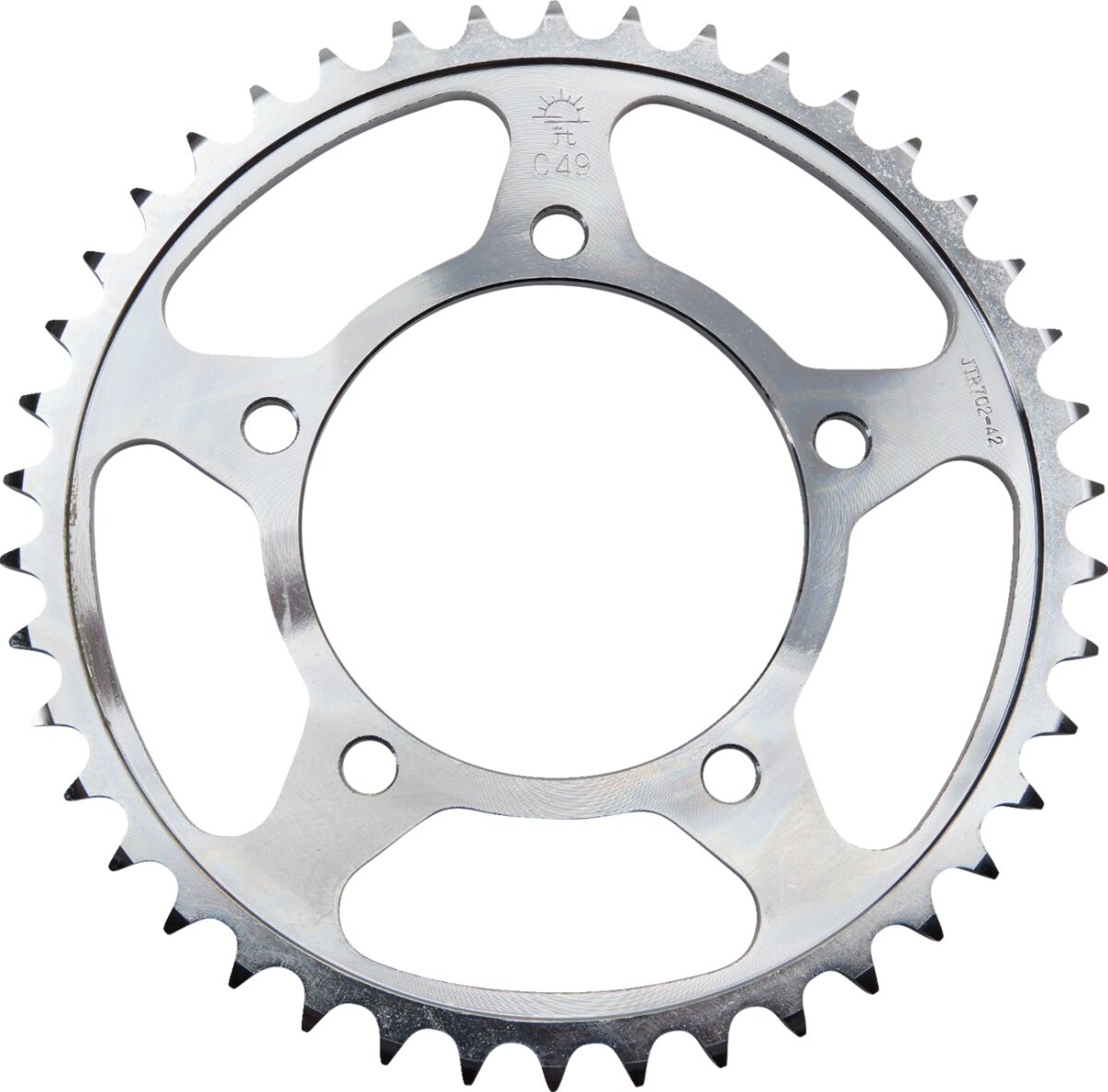 JTR702.43 REAR REPLACEMENT SPROCKET 43 TEETH 525 PITCH NATURAL C49 HIGH CARBON STEEL