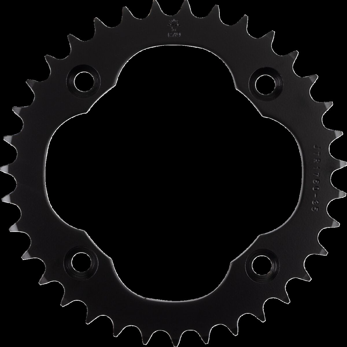 JTR1760.35 REAR REPLACEMENT SPROCKET 35 TEETH 520 PITCH BLACK C49 HIGH CARBON STEEL