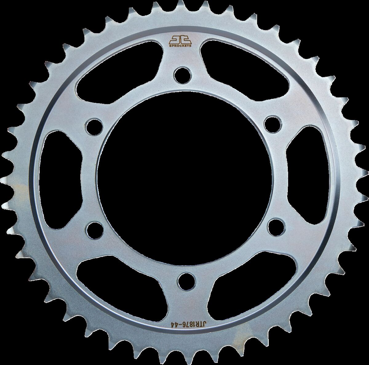 JTR1876.44 REAR REPLACEMENT SPROCKET 44 TEETH 525 PITCH NATURAL C49 HIGH CARBON STEEL
