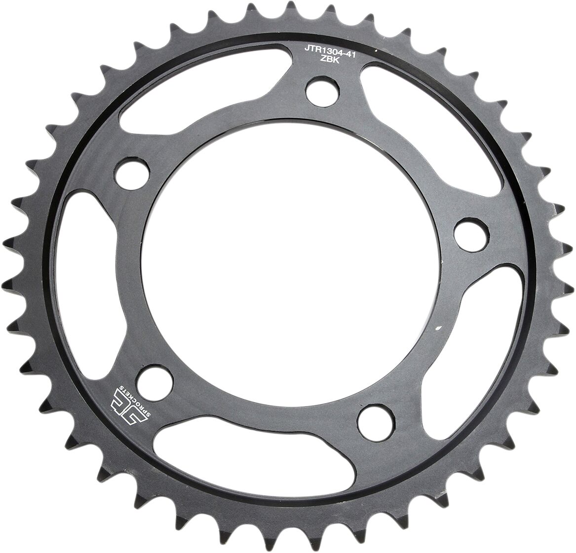 JTR1304.41ZBK REAR REPLACEMENT SPROCKET 41 TEETH 525 PITCH NATURAL C49 HIGH CARBON STEEL