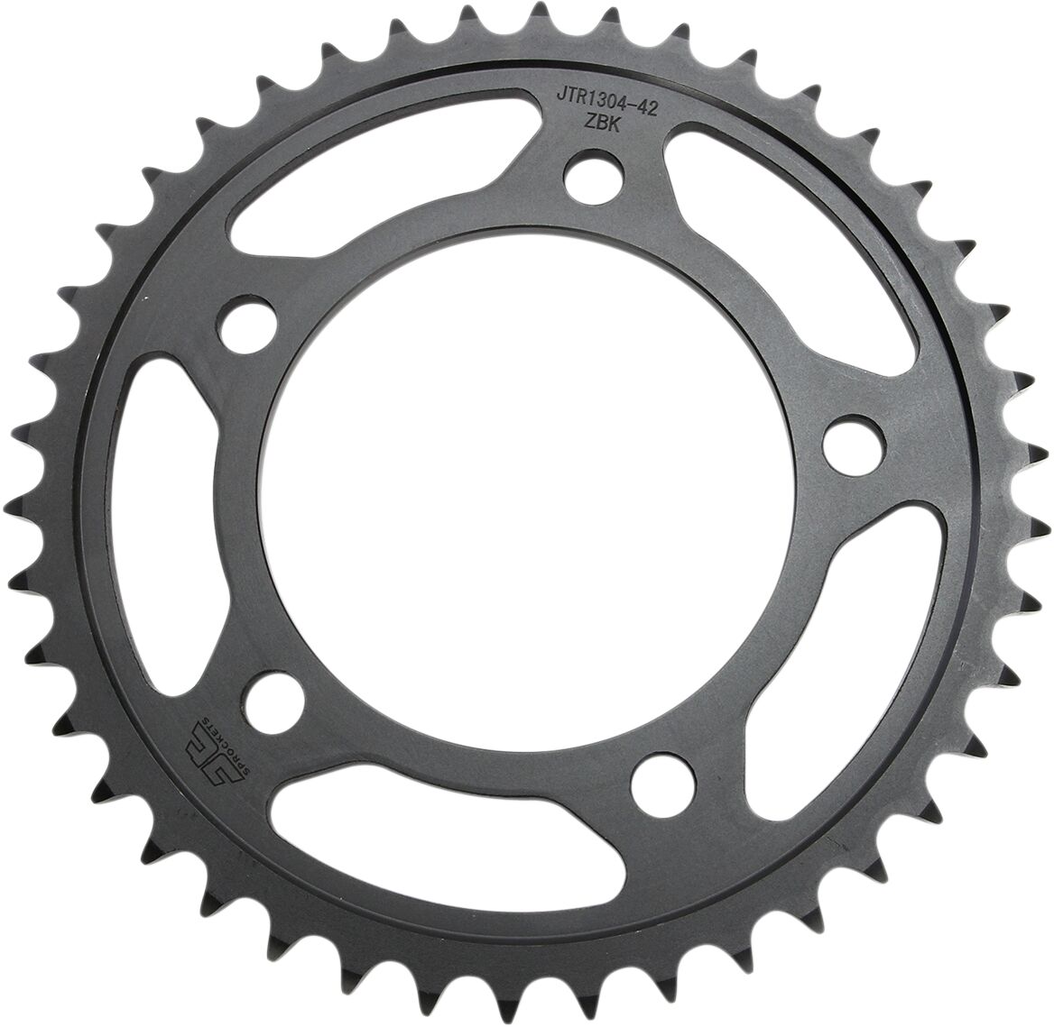 JTR1304.43ZBK REAR REPLACEMENT SPROCKET 43 TEETH 525 PITCH NATURAL C49 HIGH CARBON STEEL