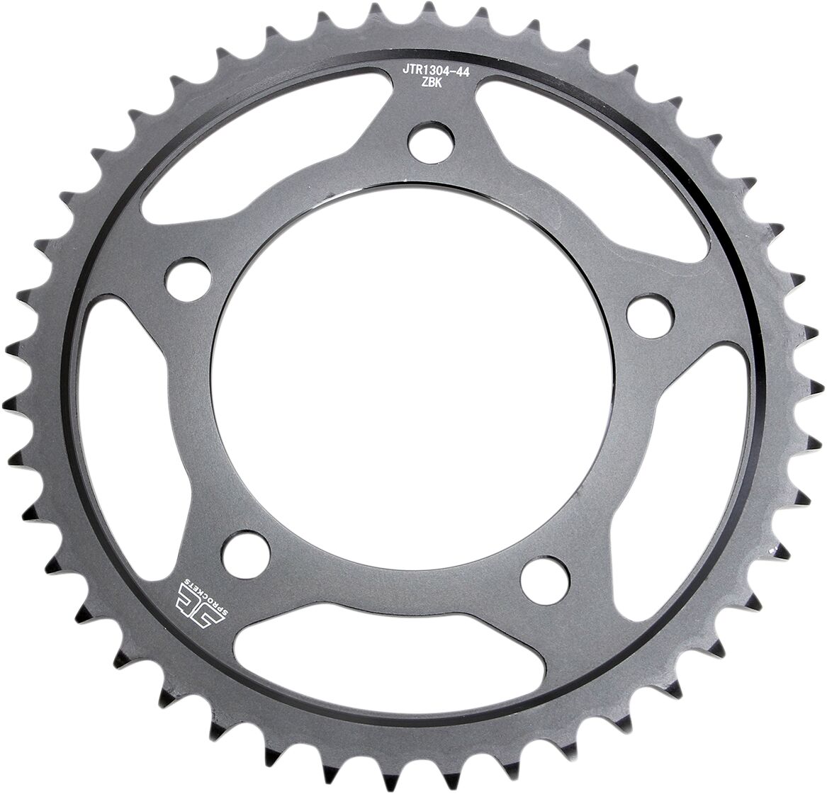 JTR1304.44ZBK REAR REPLACEMENT SPROCKET 44 TEETH 525 PITCH NATURAL C49 HIGH CARBON STEEL