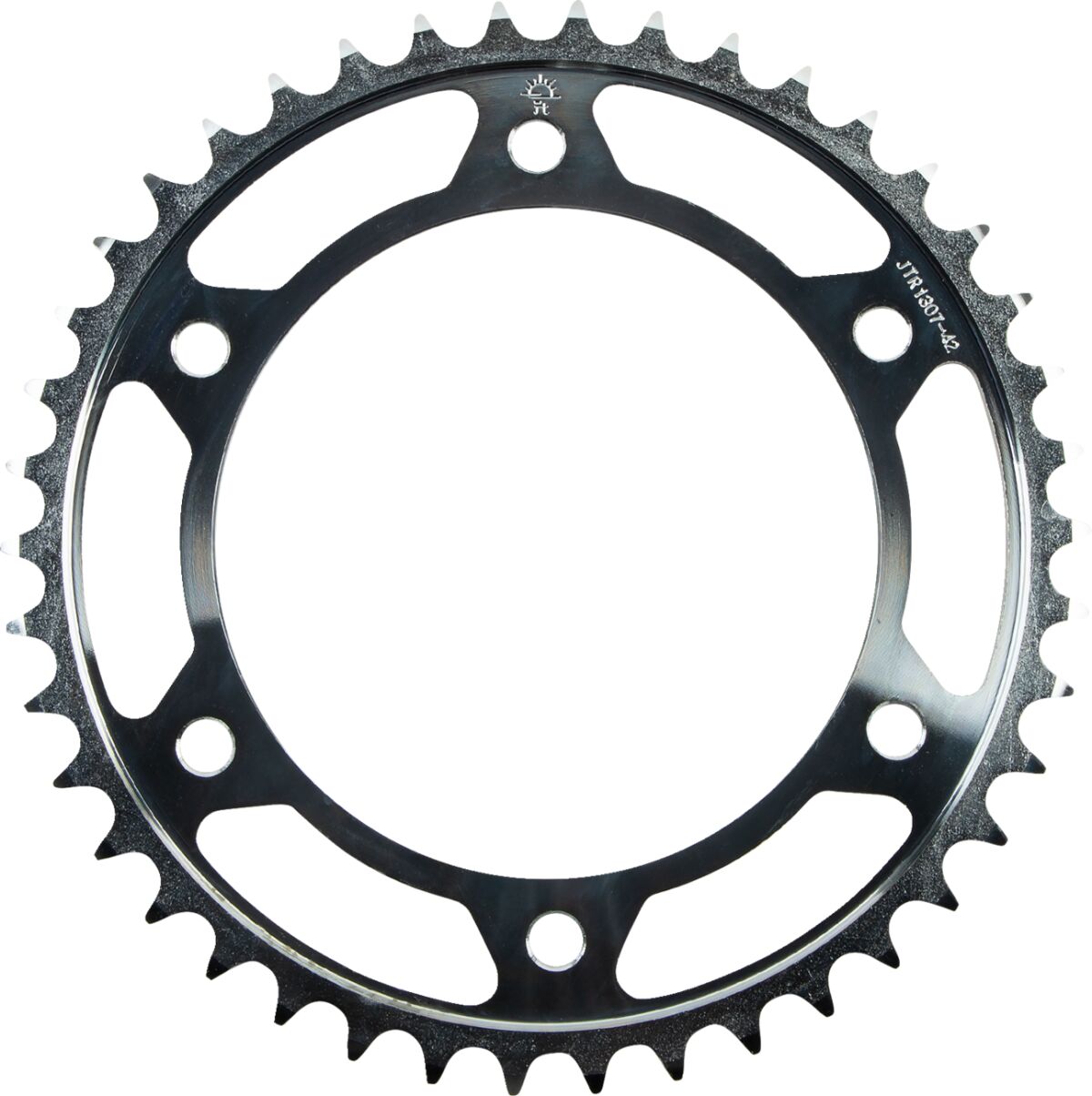 JTR1307.42ZBK REAR REPLACEMENT SPROCKET 42 TEETH 525 PITCH NATURAL C49 HIGH CARBON STEEL