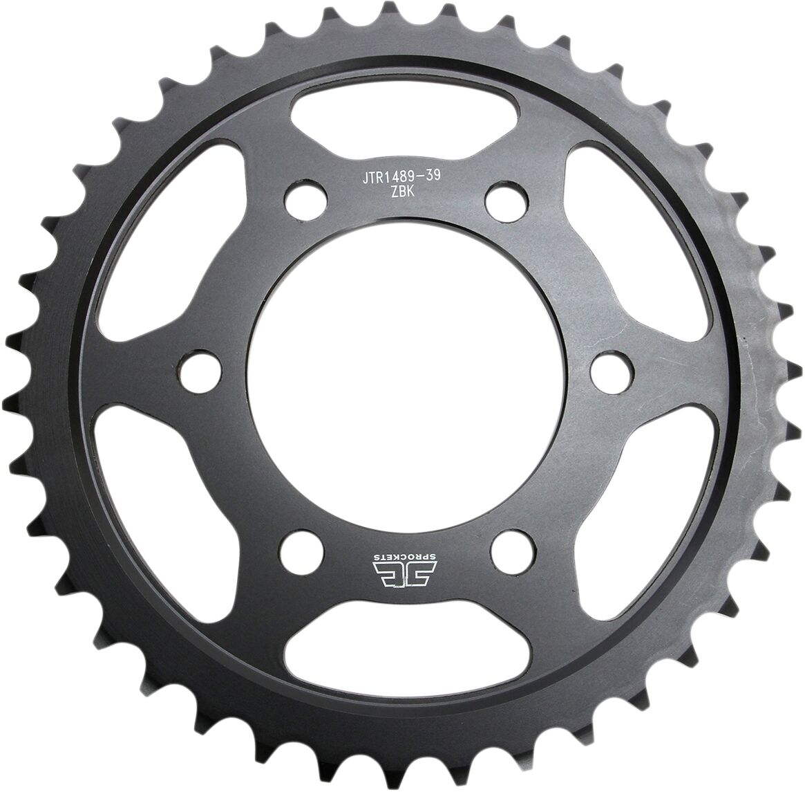 JTR1489.39ZBK REAR REPLACEMENT SPROCKET 39 TEETH 525 PITCH NATURAL C49 HIGH CARBON STEEL