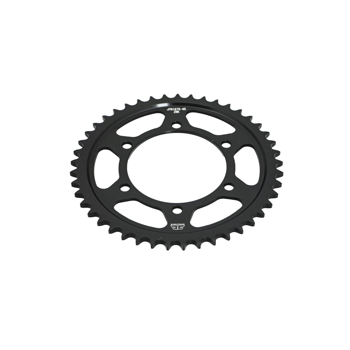 JTR1876.45ZBK REAR REPLACEMENT SPROCKET 45 TEETH 525 PITCH NATURAL C49 HIGH CARBON STEEL