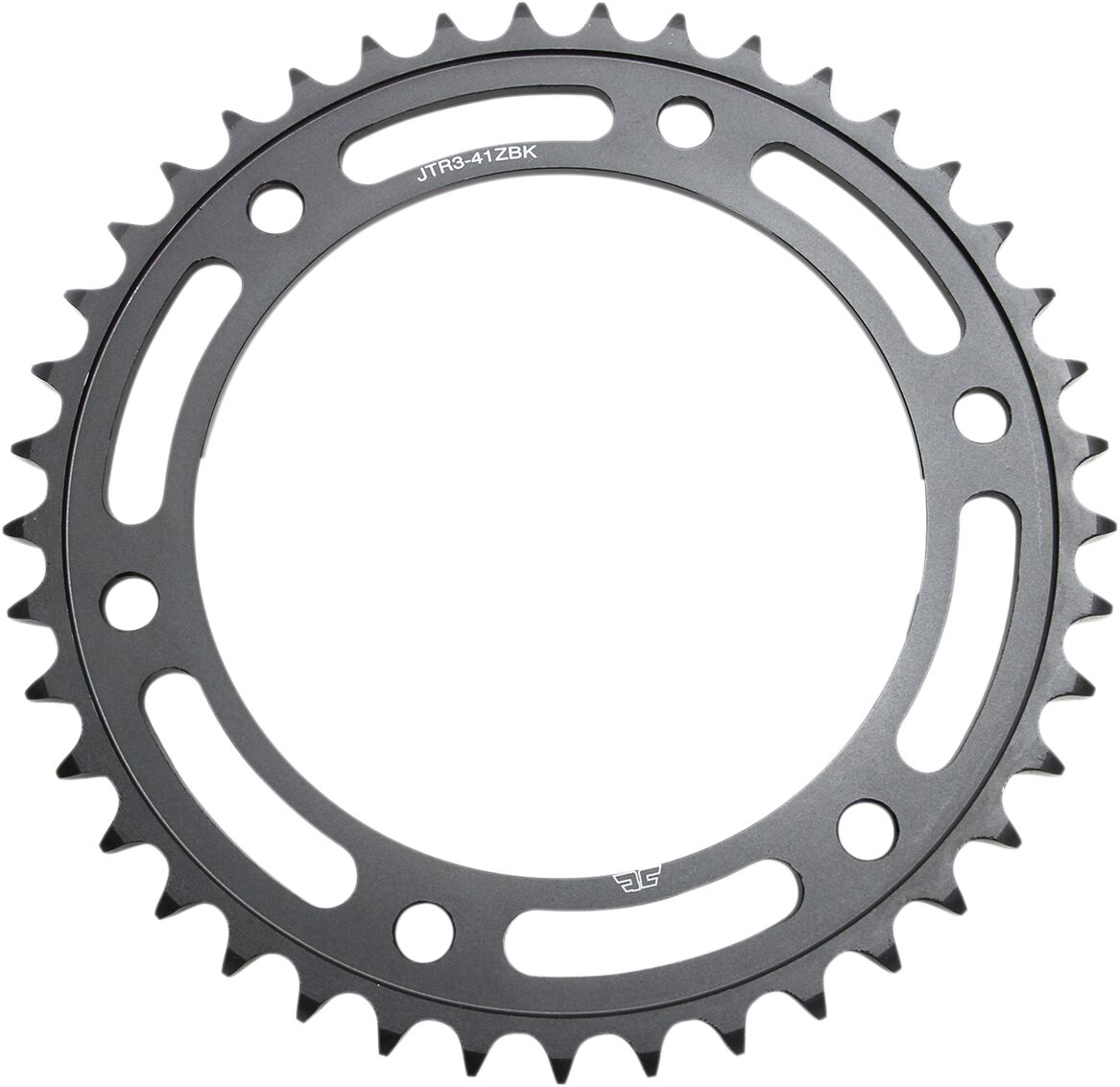 JTR3.41ZBK REAR REPLACEMENT SPROCKET 41 TEETH 525 PITCH BLACK C49 HIGH CARBON STEEL