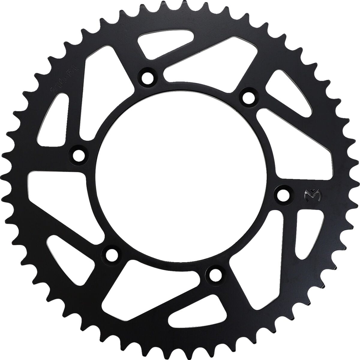 REAR SPROCKET / 51 TEETH / 520 PITCH / BLACK / STEEL