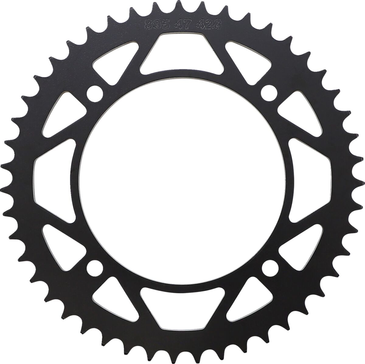 REAR SPROCKET / 47 TEETH / 520 PITCH / BLACK / STEEL