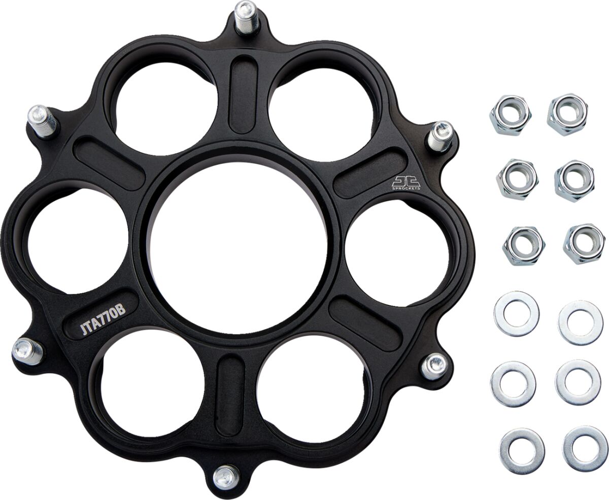 Tagumise kettiratta adapter, 39 ja 41 hammast, 7075-T6 alumiiniumsulam, naturaalne