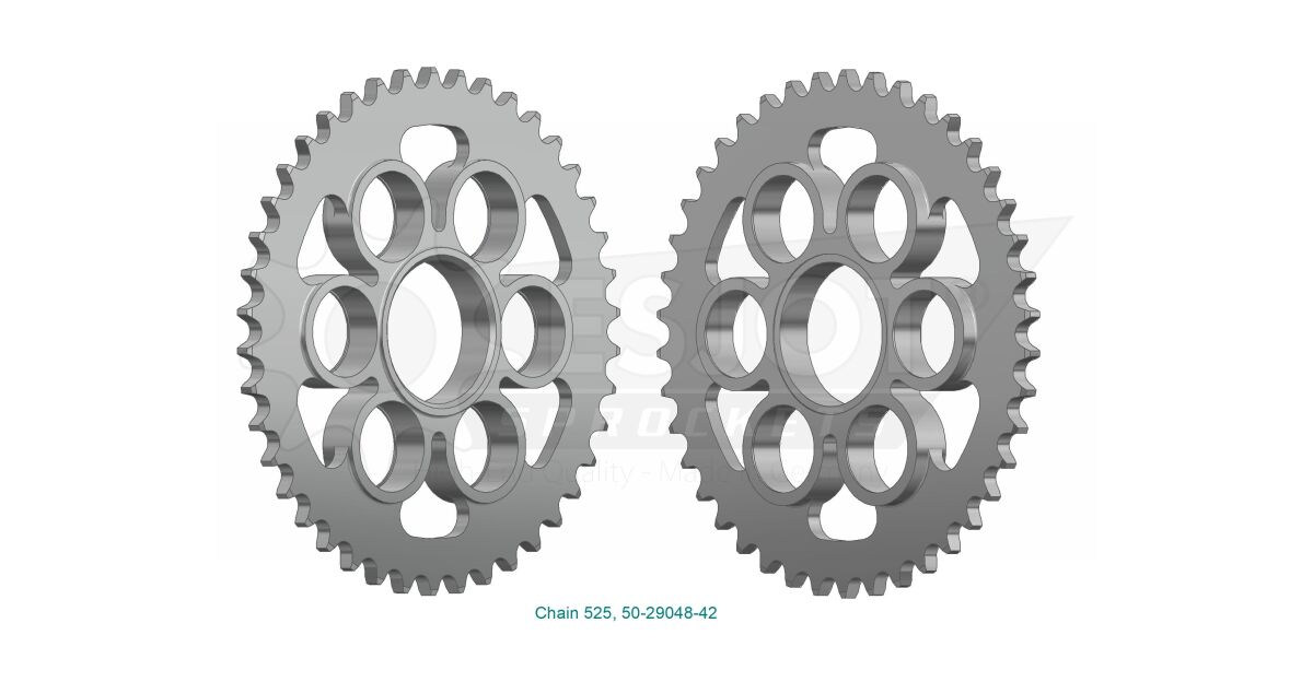 SPROCKET REAR 42T 525