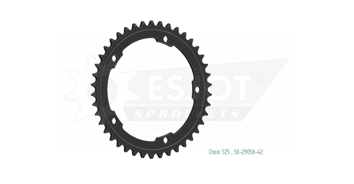 SPROCKET REAR 42T 525