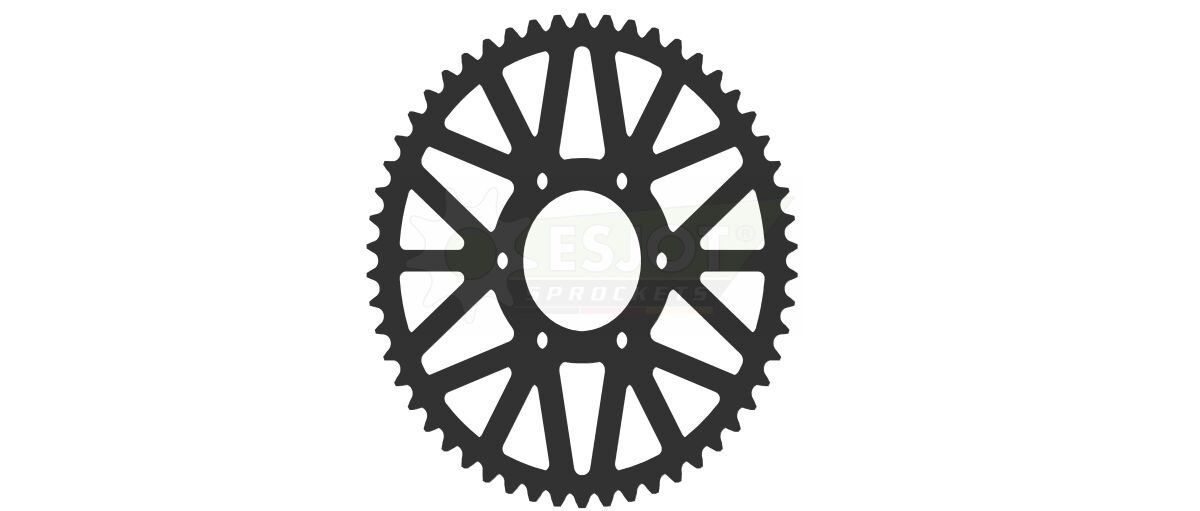 SPROCKET REAR 54T 520
